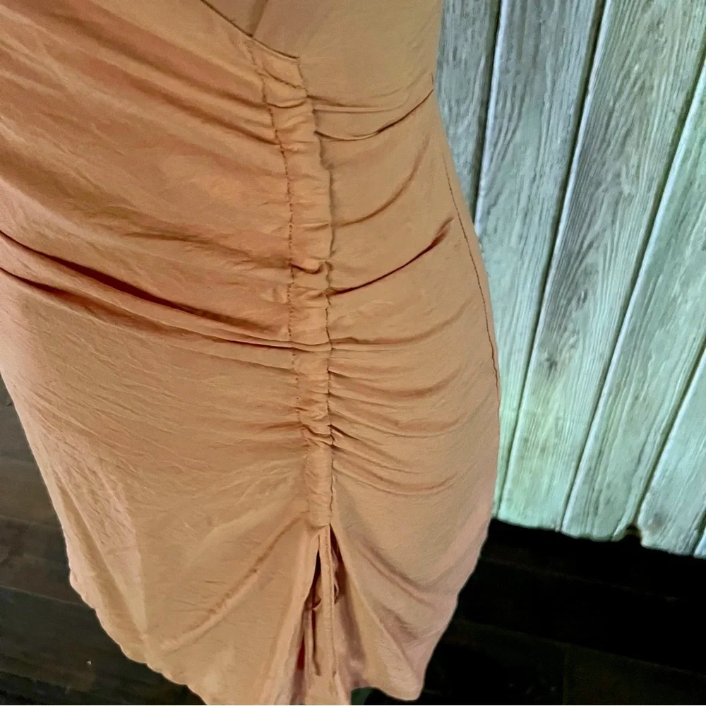 FAVLUX Coral Spaghetti Strap Dress - Picture 3 of 7